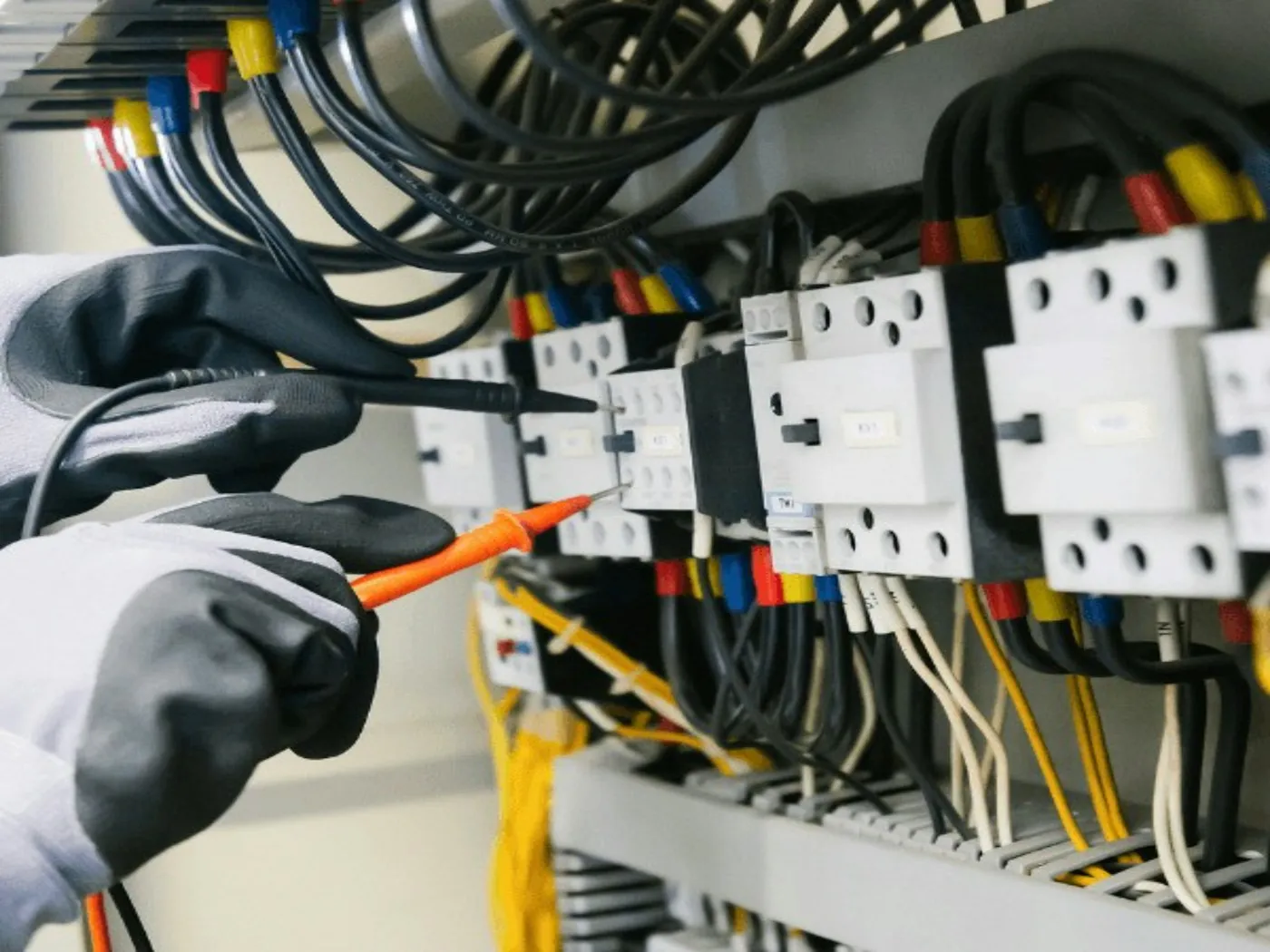 Trabajo de electricidad realizado por Cuenca Construcciones.